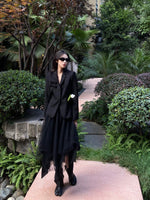 HERLIAN Black Bowknot Slim Blazer Jacket | MADA IN CHINA