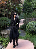HERLIAN Black Bowknot Slim Blazer Jacket | MADA IN CHINA