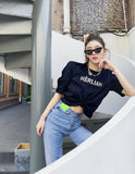 HERLIAN Black Bubble Sleeve Tee | MADA IN CHINA