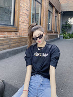 HERLIAN Black Bubble Sleeve Tee | MADA IN CHINA