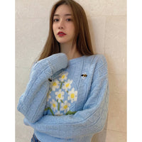 HERLIAN Blue Bees Sweatshirt | MADA IN CHINA