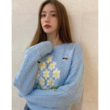 HERLIAN Blue Bees Sweatshirt | MADA IN CHINA