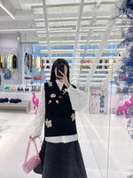 HERLIAN Flower Piggy Jacquard Vest | MADA IN CHINA
