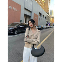 HERLIAN Khaki Painted Flower Cardigan | MADA IN CHINA