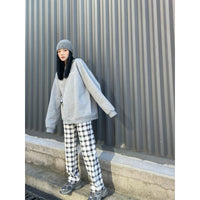 HERLIAN Painted Plaid Pants | MADA IN CHINA
