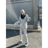 HERLIAN Painted Plaid Pants | MADA IN CHINA