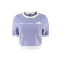 HERLIAN Purple Butterfly Knitted Top | MADA IN CHINA