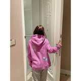 HERLIAN Purple Pearl Logo Hoodie | MADA IN CHINA
